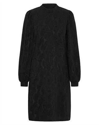 FRAvalon Kjole - Black Jacquard